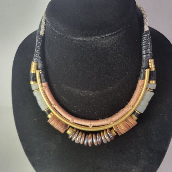 Stella & Dot Alay Multi-Layered Statement Rope & Beaded Necklace - Picture 3 of 5